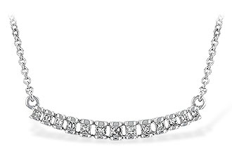 G225-70025: NECK .23 TW PRINCESS CUT DIAS