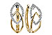 G225-70989: EARRINGS .25 TW