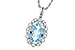 G226-60034: NECKLACE 2.40 AQUA 2.57 TGW (12x8MM AQ)