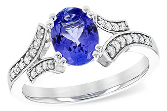 G226-60998: LDS RG 1.15 TANZANITE 1.30 TGW