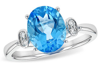 G226-61907: LDS RG 2.84 BLUE TOPAZ 2.90 TGW (10x8MM BT)