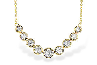 G309-30062: NECKLACE .75 TW