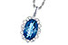 G309-35507: NECK 3.60 LONDON BLUE TOPAZ 3.77 TGW (12x8MM LBT)