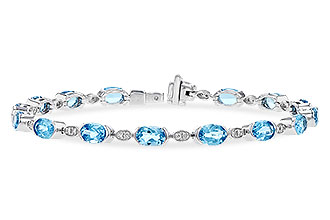 G310-18189: BRACELET 7.80 SWISS BLUE TOPAZ 7.96 TGW