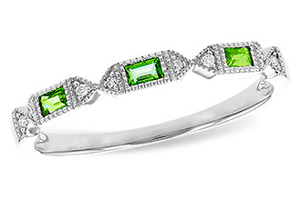G310-18207: LDS WED RG .10 EMERALD .12 TGW
