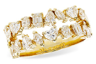 G310-20962: LDS DIA WED RG 1.38 TW FANCY CUT DIAS