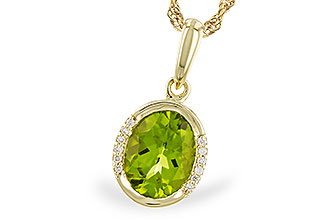 G310-21889: NECKLACE 1.72 TW PERIDOT 1.75 TGW (9x7 PER)