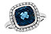 G310-24580: LDS RG 3.85 LONDON BLUE TOPAZ 4.15 TGW (9MM LBT)