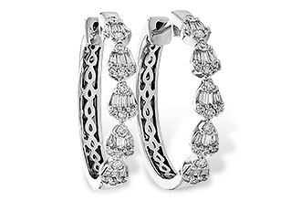 G310-24598: EARRINGS .20 BAG .47 TW