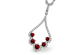 G310-26416: NECK .34 RUBY .53 TGW