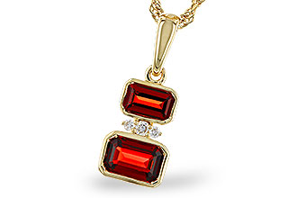 G311-10971: NECK .98 TW GARNET 1.01 TGW