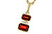 G311-10971: NECK .98 TW GARNET 1.01 TGW