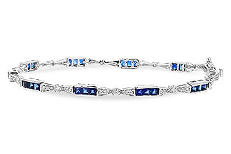 G311-14589: BRACELET 2.10 SAPPHIRE 2.75 TGW (7")