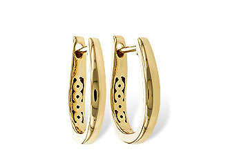 G311-14616: GOLD EARRINGS (15MM)