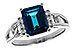 G311-15480: LDS RG 2.42 LONDON BLUE TOPAZ 2.50 TGW (9x7MM LBT)