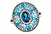 G311-15525: LDS RG 3.02 TW BLUE TOPAZ 3.10 TGW (7x5MM LBT CTR)