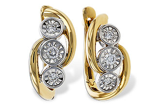 G311-16380: EARRINGS .25 TW