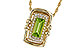G311-17307: NECKLACE .72 PERIDOT .84 TGW (8x4MM PER)
