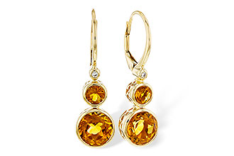 G312-00034: EARR 2.74 TW CITRINE 2.76 TGW (4MM/7MM CIT)