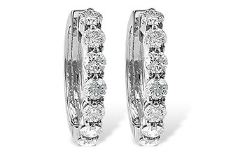 H037-48198: EARRINGS 2 CT TW