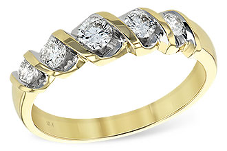 H129-33643: LDS WED RG .50 TW