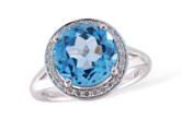 H223-84634: LDS RG 4.17 BLUE TOPAZ 4.32 TGW