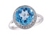 H223-84634: LDS RG 4.17 BLUE TOPAZ 4.32 TGW