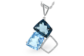 H224-79125: NECK 10.60 BLUE TOPAZ 10.73 TGW