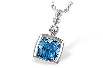 H225-68225: NECK 1.45 BLUE TOPAZ 1.49 TGW