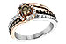 H225-70043: LDS DIA RG .40 BROWN CTR .97 TW