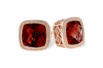 H309-27362: EARR 2.50 TW GARNET