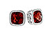 H309-27362: EARR 2.50 TW GARNET