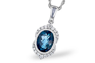 H309-35525: NECK 1.96 LONDON BLUE TOPAZ 2.10 TGW