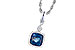 H310-18189: NECK 1.05 LONDON BLUE TOPAZ 1.07 TGW