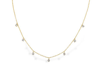 H310-19171: NECKLACE .12 TW (18 INCHES)