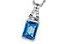 H310-24580: NECK 2.64 LONDON BLUE TOPAZ 2.80 TGW (9x7MM BT)