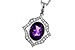 H310-24616: NECKLACE 1.52 AMETHYST 1.70 TGW (9x7 MM AMY)