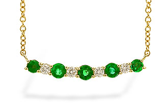 H310-25498: NECK .43 TW EMERALD .55 TGW
