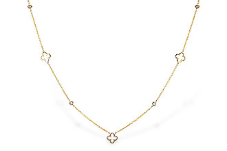 H311-10962: NECKLACE .20 TW (18")