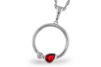 H311-10980: NECKLACE .24 RUBY .26 TGW