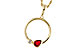 H311-10980: NECKLACE .24 RUBY .26 TGW