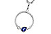 H311-10989: NECKLACE .26 SAPPHIRE .28 TGW
