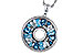H311-12762: NECKLACE 1.67 BLUE TOPAZ 1.72 TGW