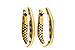 H311-14625: GOLD EARRINGS (17MM)
