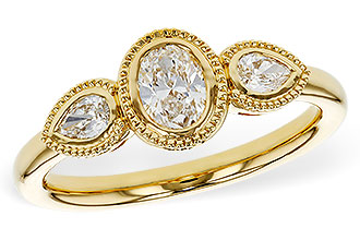 H311-16443: LDS DIA RG .60 TW FANCY CUT DIAMONDS