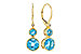 H312-00034: EARR 3.25 TW BLUE TOPAZ 3.27 TGW (4MM/7MM BT)