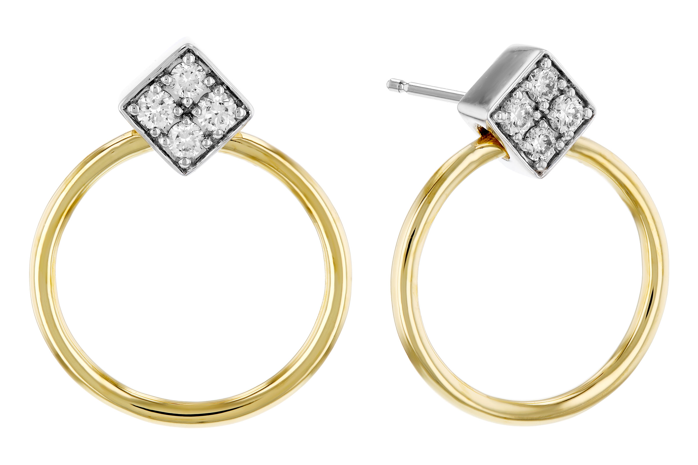 H312-00962: EARRINGS .25 TW