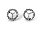 K036-62798: SEMI DIA EARR .14 TW (HOLDS .50 EACH)