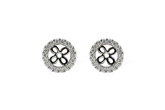 K223-85471: EARRING JACKETS .24 TW (FOR 0.75-1.00 CT TW STUDS)