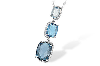 K224-79152: NECK 8.71 BLUE TOPAZ 8.89 TGW